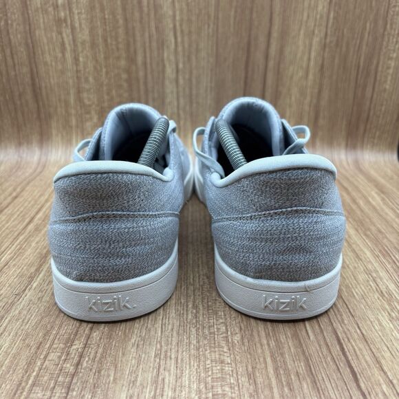 KIZIK PORTO MENS SZ 10.5 Sneakers SHOES WOMAN SZ 12 IN ALLOY HEATHER UNISEX EUC - Picture 4 of 8